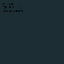 #1C2D34 - Gable Green Color Image